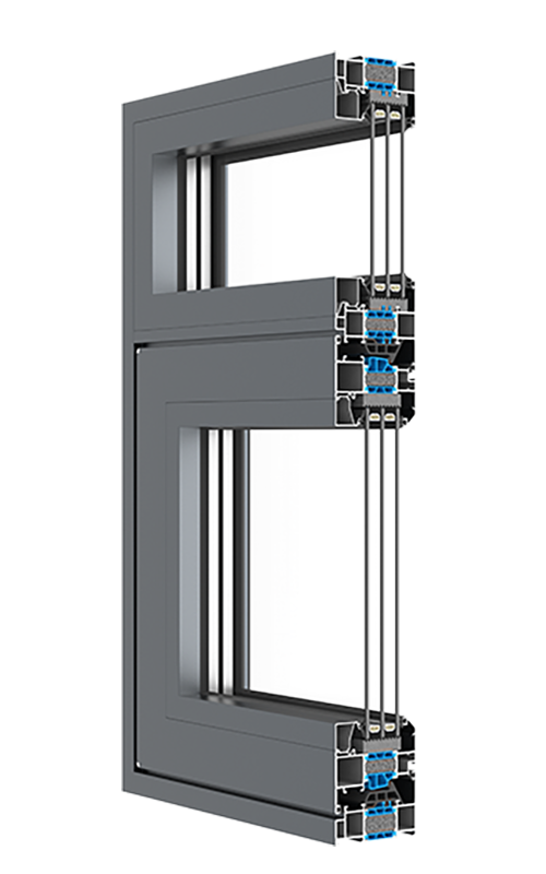 XDS–AC90-90框扇平齊系統窗